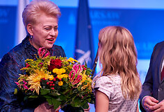 Daliai Grybauskaitei įteiktas Laisvės riterio apdovanojimas