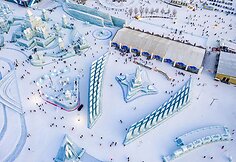 Sniego ir ledo skulptūrų festivalis Kinijoje