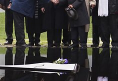 Memorialo atidarymo ceremonijos akimirka