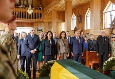 Kapčiamiesčio kapinėse palaidoti partizanai Juozas Barkauskas-Vėjūnas ir Petras Bankieta