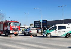 Kėdainiuose susidūrė BMW ir „Audi“