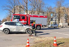 Kėdainiuose susidūrė BMW ir „Audi“