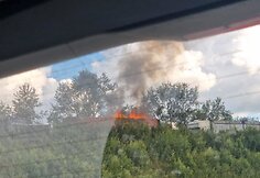Dega sunkvežimio priekaba