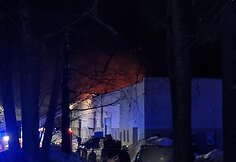 Gaisras Eišiškių pl.