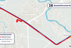 Eismo pakeitimai dėl Gariūnų viaduko griovimo darbų