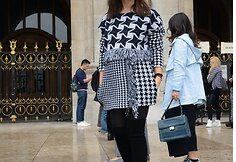 Miroslava Duma &ndash; dažna mados savaičių vie&scaron;nia. 