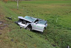 Lenkijoje susidūrė „Opel“ ir „Škoda“ automobiliai