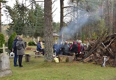 Vėlinių laužai Margionyse