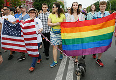 Kijeve keli tūkstančiai žmonių dalyvavo LGBT eitynėse