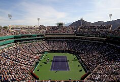 "BNP Paribas Open" centrinis kortas