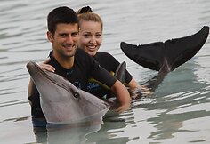 Novakas Džokovičius ir Jelena Ristič
