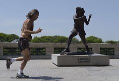 Gabrielos Sabatini paminklas Argentinoje