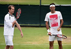 Stefanas Edbergas ir Rogeris Federeris