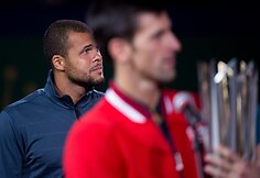 Jo-Wilfriedas Tsonga ir Novakas Džokovičius