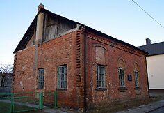 Apleistas sinagogos pastatas M.Valančiaus gatvėje 4