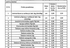 Sutartys dėl maisto tiekimo sostinės darželiuose