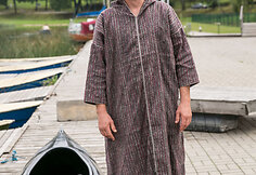 Senosios Palū&scaron;ės valtinės &scaron;eimininkas Tomas Bau&scaron;ys