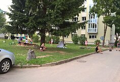 Būsima konteinerių vieta Tel&scaron;ių Sedos gatvėje
