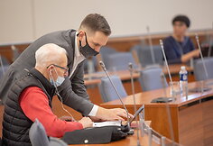Vilniaus tarybos posėdis ir balsavimas dėl administracijos direktorės