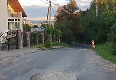 Želvos gatvė su nauju asfaltu
