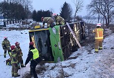 Autobuso avarija Lenkijos Kujavijos pamario vaivadijoje