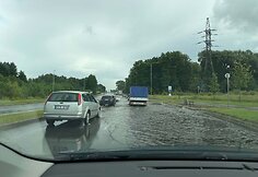 Klaipėdos Liepų g. po liūties