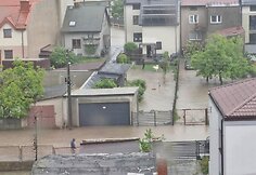 Liūties užpilta Dzialo&scaron;yno vietovė Lenkijoje