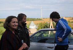 Filmo &bdquo;Pakeliui&ldquo; akimirkos su aktore Janina Matekonyte 