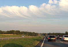 Kam&scaron;tis autostradoje prie&scaron; Kryžkalnį
