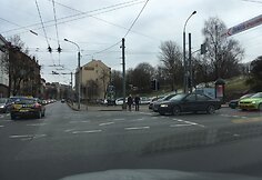 Spūstys J.Jasinskio ir V.Kudirkos g. sankryžoje