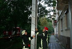 Gaisras Karaliaus Mindaugo gatvėje Kaune
