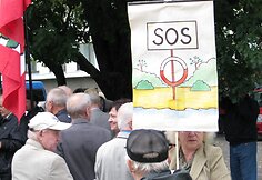Mitingas Vienybės aik&scaron;tėje