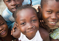 Su Mozambiko vaikais