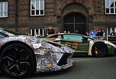 Gumball 3000 automobiliai prieš oficialų startą