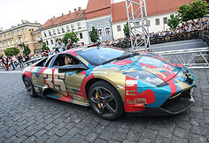 &bdquo;Gumball 3000&ldquo; ralis Vilniuje, &bdquo;Lamborghini Murcielago&ldquo;