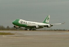 „Boeing 747-400“ Kauno Karmėlavos oro uoste