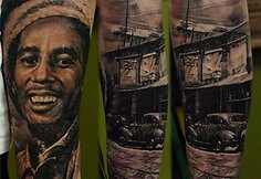 Domanto Parvainio tatuiruotės