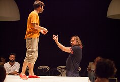Oskaras Kor&scaron;unovas Venecijos bienalėje sukūrė sprogimą