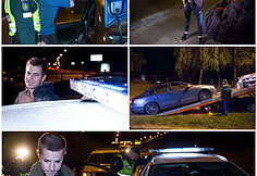 Naktinis policijos reidas