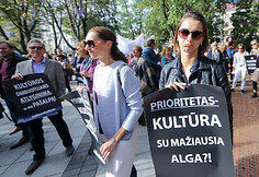 Kultūros darbuotojų potesto akcija