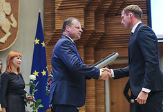 Saulius Skvernelis, Mindaugas Gri&scaron;konis