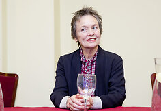 Laurie Anderson &bdquo;The Language of the Future&ldquo; spaudos konferencija