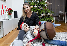 Vaida Skaisgirė su sūnumi Atu