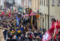 Šventinė eisena „Lietuvos valstybės keliu“