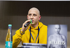 Mariaus Rep&scaron;io romano &bdquo;Heraklis Nr. 4&ldquo; pristatymas