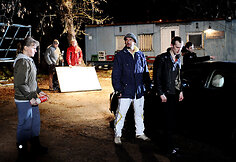 Marijus Mikutavičius (centre)