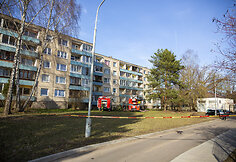 Sostinės Architektų gatvėje degė butas