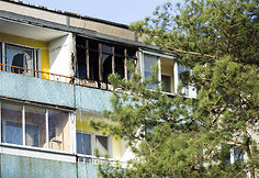 Sostinės Architektų gatvėje degė butas