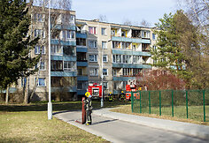 Sostinės Architektų gatvėje degė butas