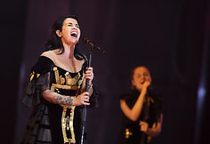 Albanijos atstovė Jonida Maliqi 
